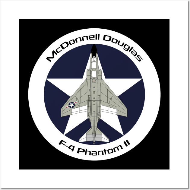 McDonnell Douglas F-4 Phantom II (US Navy/Marines) Wall Art by BearCaveDesigns